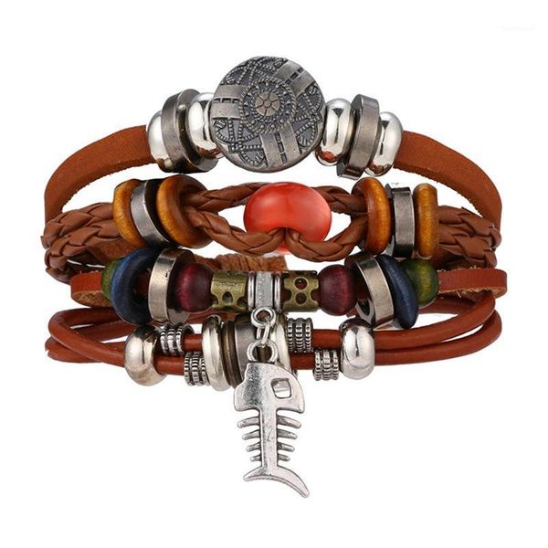 fashion leaf feather charm leather bracelet men vintage handmade braided multilayer rope wrap bracelets & bangles male gift1, Golden;silver
fashion leaf feather charm leather bracelet men vintage handmade braided multilayer rope wrap bracelets & bangles male gift1, Golden;silver