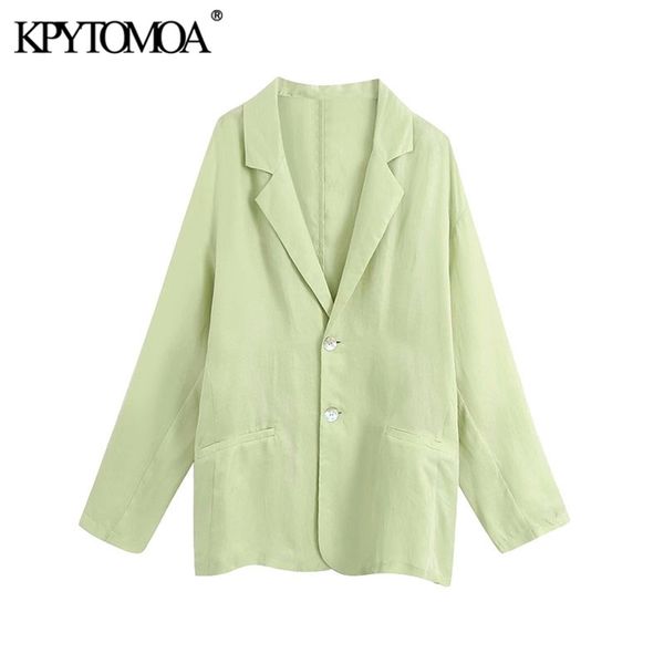 kpytomoa women 2020 fashion oversized single breasted blazer coat vintage long sleeve pockets loose female outerwear chic lj201214, White;black
kpytomoa women 2020 fashion oversized single breasted blazer coat vintage long sleeve pockets loose female outerwear chic lj201214, White;black
