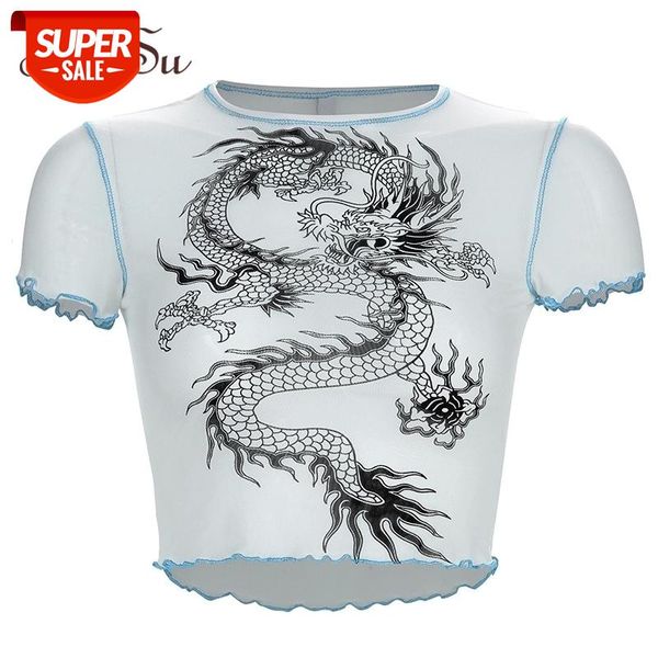 artsu dragon printed tshirt transparent crop white t shirt short sleeve mesh tee fashion t-shirt summer asts20942 #pd2u
artsu dragon printed tshirt transparent crop white t shirt short sleeve mesh tee fashion t-shirt summer asts20942 #pd2u