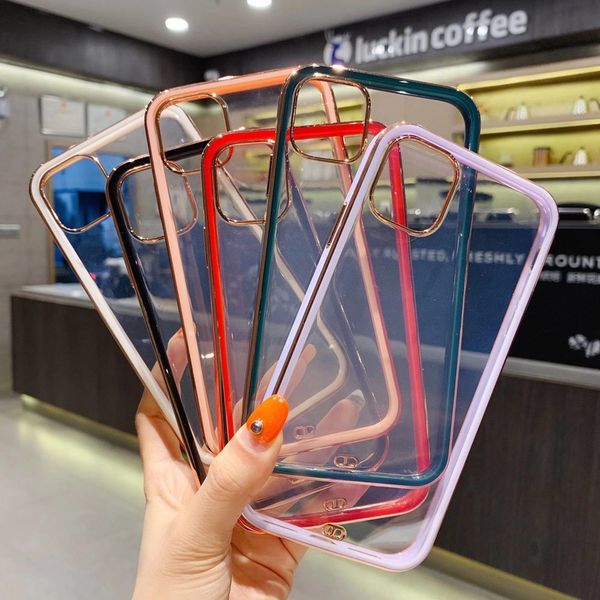 100pcs square electroplating clear phone cases for iphone 12 mini 11 pro max xr x xs max 7 8 plus colorful soft tpu back cover
100pcs square electroplating clear phone cases for iphone 12 mini 11 pro max xr x xs max 7 8 plus colorful soft tpu back cover