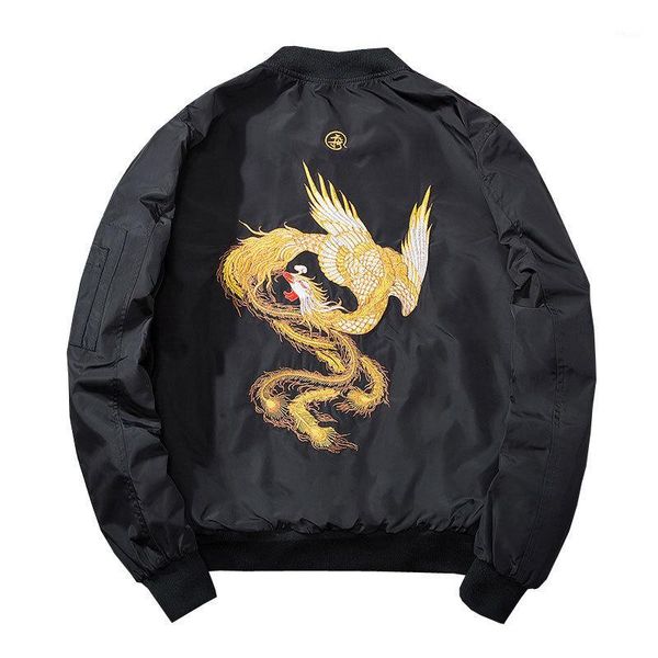 spring high street phoenix hip hop bomber jackets xs-xxxl embroidery jacket coat plus size casual outwear1, Black;brown
spring high street phoenix hip hop bomber jackets xs-xxxl embroidery jacket coat plus size casual outwear1, Black;brown