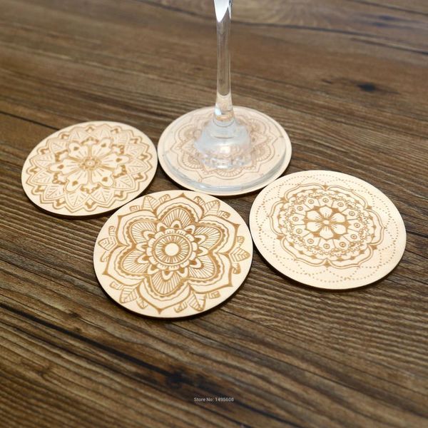 party favor mandala flower drinks wooden . laser engraved coasters floral mandalas wood
party favor mandala flower drinks wooden . laser engraved coasters floral mandalas wood