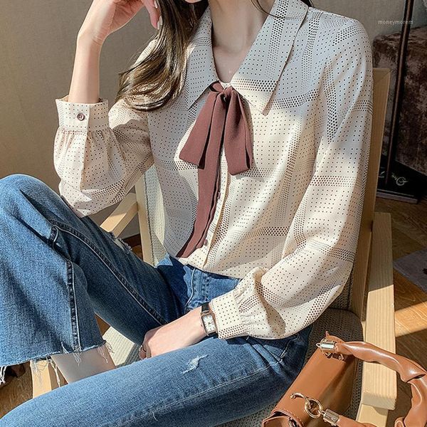 women's blouses & shirts lucyever elegant bowknot apricot chiffon blouse women plus size 2xl office lady dot pattern women's shirt, White
women's blouses & shirts lucyever elegant bowknot apricot chiffon blouse women plus size 2xl office lady dot pattern women's shirt, White