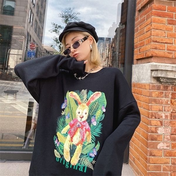 fashion hoodie for women winter sweatshirts kawaii gothic oversized y2k clothing aesthetic korean streetwear rabbit cat new y1109, Black
fashion hoodie for women winter sweatshirts kawaii gothic oversized y2k clothing aesthetic korean streetwear rabbit cat new y1109, Black