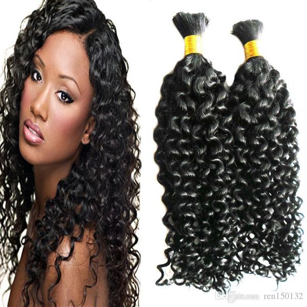 mongolian kinky curly hair 2pcs human hair for braiding bulk no attachment bundles braiding hair extensions, Black
mongolian kinky curly hair 2pcs human hair for braiding bulk no attachment bundles braiding hair extensions, Black