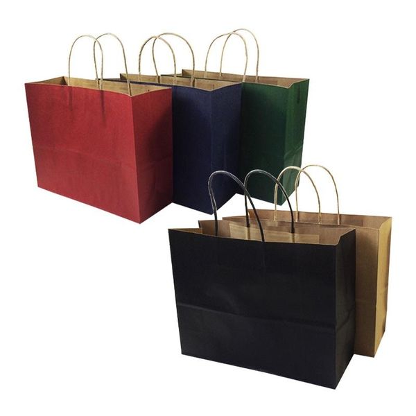 10 pcs/lot 5 color big kraft paper bags with handle wedding birthday party christmas new year shopping package bags 32*25*11cm
10 pcs/lot 5 color big kraft paper bags with handle wedding birthday party christmas new year shopping package bags 32*25*11cm