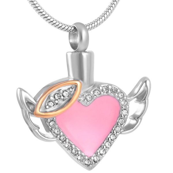 ijd8343 stainless steel heart with halo and cremation necklace for ashes urn memorial keepsake pendant jewelry, Silver
ijd8343 stainless steel heart with halo and cremation necklace for ashes urn memorial keepsake pendant jewelry, Silver