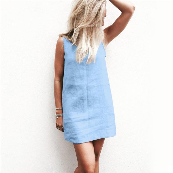 womens summer dress casual sleeveless swing party dresses with pockets mini summer dresses 2020 beach dresses vestidos new, Black;gray
womens summer dress casual sleeveless swing party dresses with pockets mini summer dresses 2020 beach dresses vestidos new, Black;gray