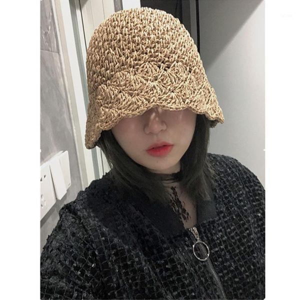 qcooljly new women holiday straw hat lady summer sun hat visor cap foldable bucket cap beach outdoor girl1, Blue;gray
qcooljly new women holiday straw hat lady summer sun hat visor cap foldable bucket cap beach outdoor girl1, Blue;gray