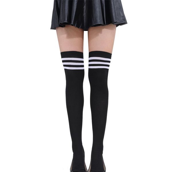 Cotton Women Long Stockings Warm Thigh High for Ladies Girls Japanese Sweets Striped Knee Socks, Red;black
Cotton Women Long Stockings Warm Thigh High for Ladies Girls Japanese Sweets Striped Knee Socks, Red;black