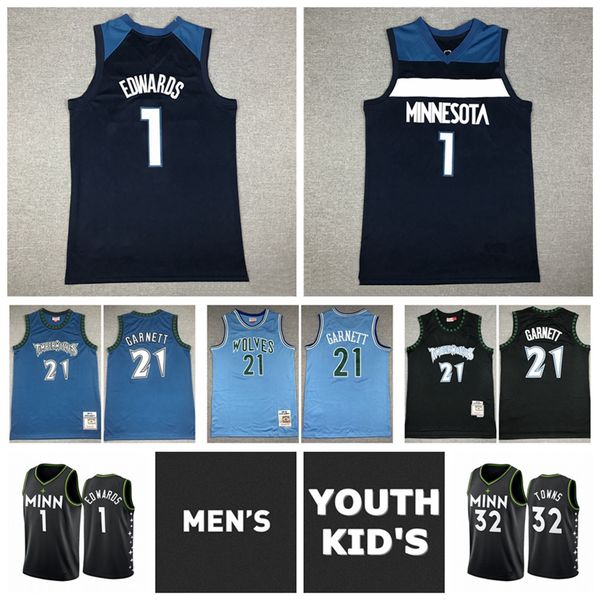 2021 mens youth kids minnesotan basketball jerseys 21 kevin garnett 1 anthony edwards 32# karl anthony towns stitched jersey with logo tags, Black;red
2021 mens youth kids minnesotan basketball jerseys 21 kevin garnett 1 anthony edwards 32# karl anthony towns stitched jersey with logo tags, Black;red