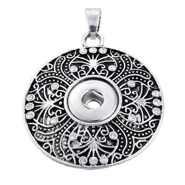 12mm white crystal pendant snap button jewelry round flower pendants necklace for women men's vintage acc bbyorv, Silver
12mm white crystal pendant snap button jewelry round flower pendants necklace for women men's vintage acc bbyorv, Silver