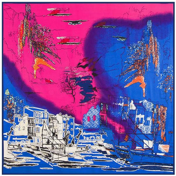 100% silk scarf women city sky ship print neckerchief female foulard square scarves office lady headband muslim wrap shawl bbyssf, Black
100% silk scarf women city sky ship print neckerchief female foulard square scarves office lady headband muslim wrap shawl bbyssf, Black