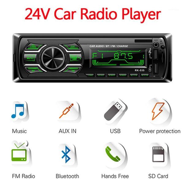 rk-535 upgrade 1 din car radio 24v auto audio fm mp3 player bluetooth two usb charger sd aux swc remote for truck and bus1
rk-535 upgrade 1 din car radio 24v auto audio fm mp3 player bluetooth two usb charger sd aux swc remote for truck and bus1