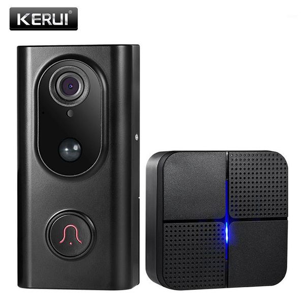 kerui wifi video doorbell smart wireless intercom doorbell app remote record infrared night vision camera with battery powered1
kerui wifi video doorbell smart wireless intercom doorbell app remote record infrared night vision camera with battery powered1