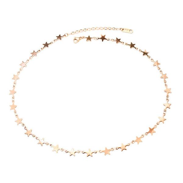 fashion multi five pointed star pendant for women jewelry wholesale 316l stainless steel choker necklaces bijoux birthday gifts, Golden;silver
fashion multi five pointed star pendant for women jewelry wholesale 316l stainless steel choker necklaces bijoux birthday gifts, Golden;silver