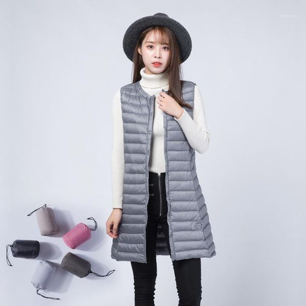 o-collar women's long vest ultra light down vests female down coat slim sleeveless plus size xxxl1, Black
o-collar women's long vest ultra light down vests female down coat slim sleeveless plus size xxxl1, Black