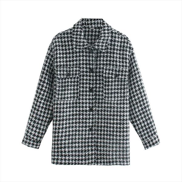 evfer women streetwear black plaid loose autumn outwear jackets female fashion single breasted houndstooth thick coat jacket, Black;brown
evfer women streetwear black plaid loose autumn outwear jackets female fashion single breasted houndstooth thick coat jacket, Black;brown