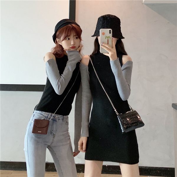 autumn 2020 newshoulder korean long sleeve with waist closing and thin temperament autumn 2020 newshoulder korean long sleeve t-shirt t-shir, White;black
autumn 2020 newshoulder korean long sleeve with waist closing and thin temperament autumn 2020 newshoulder korean long sleeve t-shirt t-shir, White;black