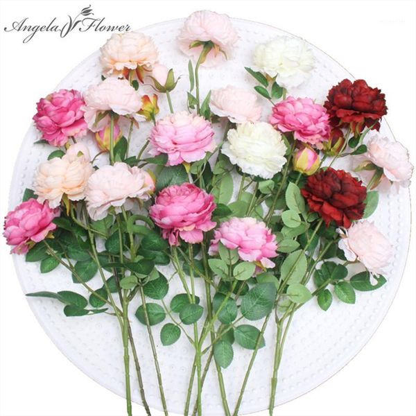 decorative flowers & wreaths 3 branch peony rose fake flower wall western-style diy wedding home party office el desk decoration flores arti
decorative flowers & wreaths 3 branch peony rose fake flower wall western-style diy wedding home party office el desk decoration flores arti