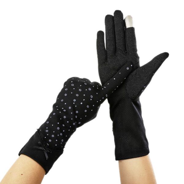 new cotton gloves non-slip breathable ladies gloves spot summer thin uv protection sun driving, Blue;gray
new cotton gloves non-slip breathable ladies gloves spot summer thin uv protection sun driving, Blue;gray