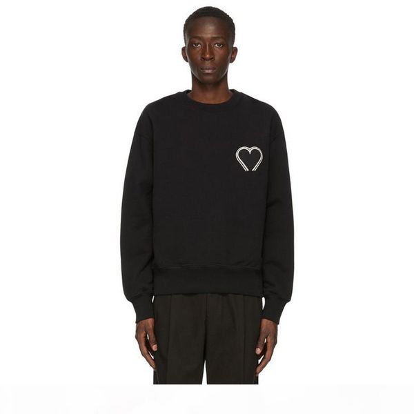 20fw autumn winter sweater heart embroidery sweatshirt crewneck pullover high street men women fashion simple solid hoodies hfymwy614, Black
20fw autumn winter sweater heart embroidery sweatshirt crewneck pullover high street men women fashion simple solid hoodies hfymwy614, Black