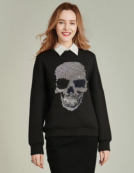 fashion women drill skull sweatshirt hoodie rhinestones long sleeve sweatershirt hoodie diamond stone women, Black
fashion women drill skull sweatshirt hoodie rhinestones long sleeve sweatershirt hoodie diamond stone women, Black