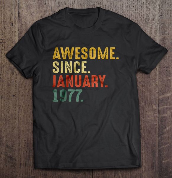men funny t shirt fashion tshirt awesome since january 1977 vintage version women t-shirt sport hooded sweatshirt hoodie
men funny t shirt fashion tshirt awesome since january 1977 vintage version women t-shirt sport hooded sweatshirt hoodie