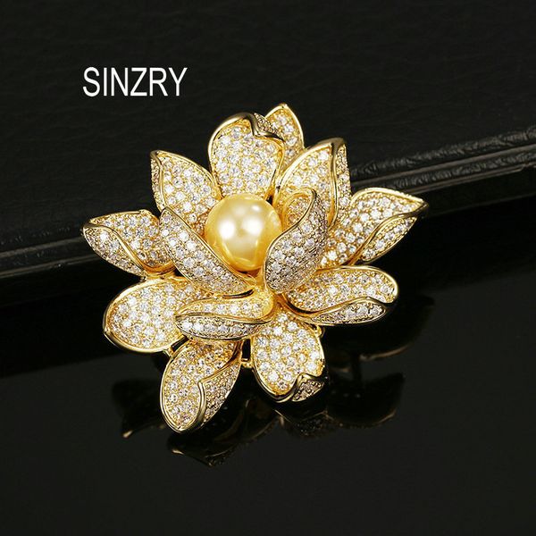 sinzry new cubic zircon synthetic pearl flower trendy brooch pin elegant fashion suit jewelry accessory for female 201009, Gray
sinzry new cubic zircon synthetic pearl flower trendy brooch pin elegant fashion suit jewelry accessory for female 201009, Gray
