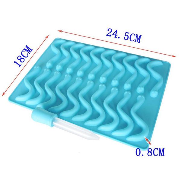 1pcs baking accessories sile snakes worms shaped chocolate mold gummy mould kitchen gadgets cake decorati jllcrn
1pcs baking accessories sile snakes worms shaped chocolate mold gummy mould kitchen gadgets cake decorati jllcrn
