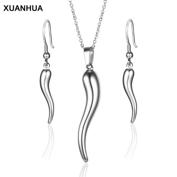 xuanhua stainless steel jewelry set acessories necklace earrings set women's clothing accessories bohemian fashion jewelry chain, Silver
xuanhua stainless steel jewelry set acessories necklace earrings set women's clothing accessories bohemian fashion jewelry chain, Silver