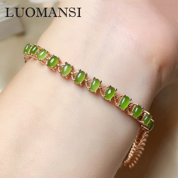 luomansi natural jasper bracelet woman bead bracelet for 16-19cm wrist s925 sterling silver jewelry wholesaleq1228
luomansi natural jasper bracelet woman bead bracelet for 16-19cm wrist s925 sterling silver jewelry wholesaleq1228