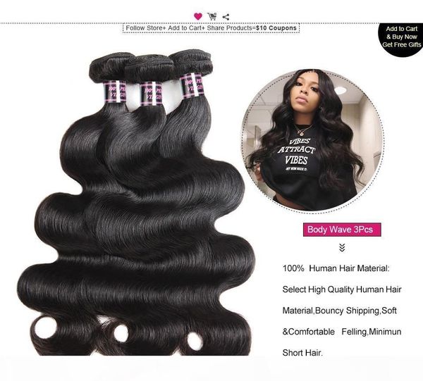 10a brazilian hair human hair bundles with closure body wave wholesale peruvian hair weaves fast shipping 4bundles with closure for women, Black
10a brazilian hair human hair bundles with closure body wave wholesale peruvian hair weaves fast shipping 4bundles with closure for women, Black