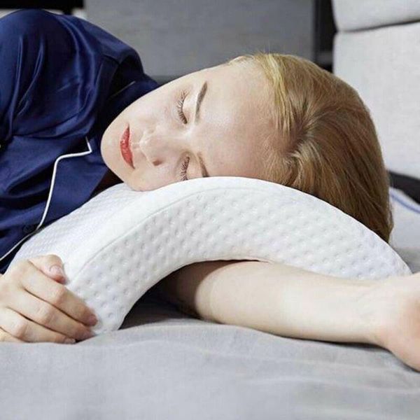 arch u-shaped curved memory foam pillow sleeping neck cervical pillow with hollow design arm rest for dropshipping
arch u-shaped curved memory foam pillow sleeping neck cervical pillow with hollow design arm rest for dropshipping