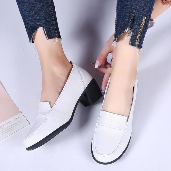pumps women shoes med heel wedges shoes woman genuine leather slip-on fashion ladies high heels casual female 799, Black
pumps women shoes med heel wedges shoes woman genuine leather slip-on fashion ladies high heels casual female 799, Black