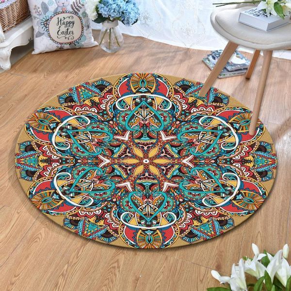 new american retro round carpet living room bedroom bedside carpet nordic simple turkish style washable1
new american retro round carpet living room bedroom bedside carpet nordic simple turkish style washable1