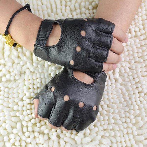 five fingers gloves finger driving 1 pair female pcs fingerless pu leather mittens for women black, Blue;gray
five fingers gloves finger driving 1 pair female pcs fingerless pu leather mittens for women black, Blue;gray