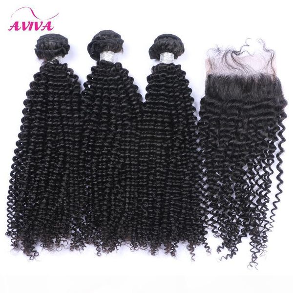 3 bundles brazilian kinky curly virgin human hair waves with closure peruvian malaysian mongolian cambodian indian hair and lace closures, Black
3 bundles brazilian kinky curly virgin human hair waves with closure peruvian malaysian mongolian cambodian indian hair and lace closures, Black