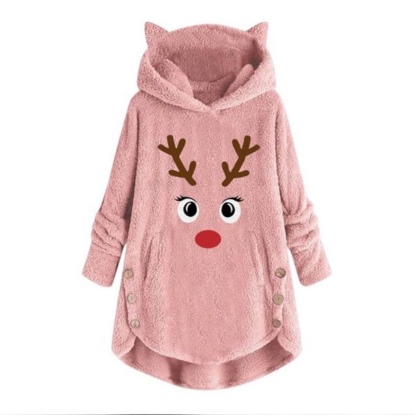 sweatshirt christmas womens long sleeve deer printed warm outwear fleece button deer ear winter plush hoodies plus szie 5x, Black
sweatshirt christmas womens long sleeve deer printed warm outwear fleece button deer ear winter plush hoodies plus szie 5x, Black