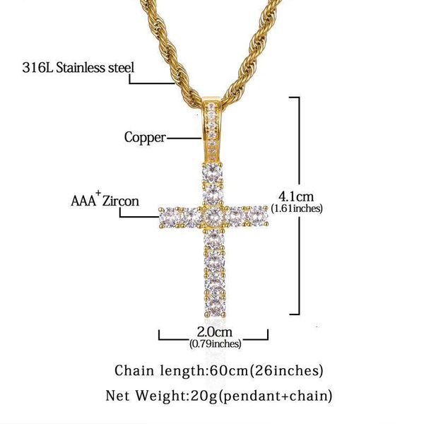 hip gold fashion hop zircon chain cross pendant necklace for men women egxp, Silver
hip gold fashion hop zircon chain cross pendant necklace for men women egxp, Silver