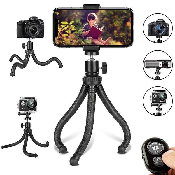 phone tripod, flexible cell phone tripod adjustable camera stand holder with wireless remote control and universal clip 360° rot1 
phone tripod, flexible cell phone tripod adjustable camera stand holder with wireless remote control and universal clip 360° rot1