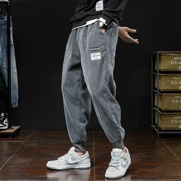 corduroy autumn winter trend leggings loose and thickened 2020 new men's casual pants, Black
corduroy autumn winter trend leggings loose and thickened 2020 new men's casual pants, Black