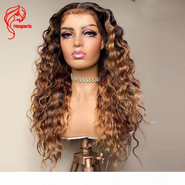 hesperis deep wave ombre lace front human hair wigs with baby hair 4x4 lace closure wigs human brazilian remy 180 density, Black;brown
hesperis deep wave ombre lace front human hair wigs with baby hair 4x4 lace closure wigs human brazilian remy 180 density, Black;brown