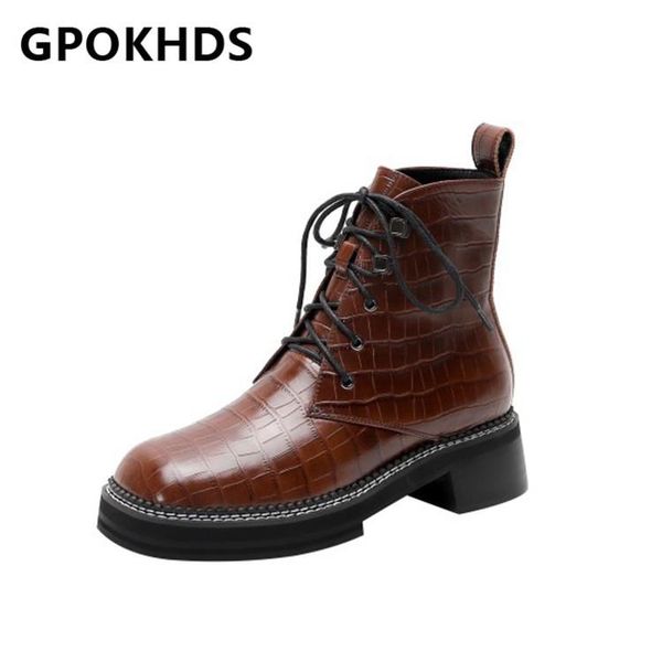 gpokhds 2021 женщин полусапоги корова кожа зима короткая плюшевая площади toe lace-up med каблуки женщина езда сапоги размер 40, Black 
gpokhds 2021 женщин полусапоги корова кожа зима короткая плюшевая площади toe lace-up med каблуки женщина езда сапоги размер 40, Black