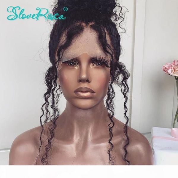 130% density full lace human hair wigs deep curly brazilian remy hair for woman black with baby bleached knots slove rosa, Black;brown
130% density full lace human hair wigs deep curly brazilian remy hair for woman black with baby bleached knots slove rosa, Black;brown
