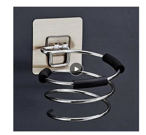 hair dryer rack holder blower organizer adhesive wall mounted nail no drilling stainless steel spiral stand for bathroom
hair dryer rack holder blower organizer adhesive wall mounted nail no drilling stainless steel spiral stand for bathroom