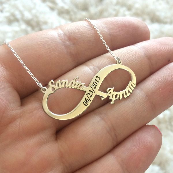 personalized double name engraved date numerals cat dog paw leaf heart infinity pendant necklaces stainless steel custom jewelry q1113, Silver
personalized double name engraved date numerals cat dog paw leaf heart infinity pendant necklaces stainless steel custom jewelry q1113, Silver
