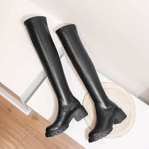 krazing pot simple style popular cow leathe stretch boots round toe high heels winter women keep warm solid thigh high boots l10 201102, Black
krazing pot simple style popular cow leathe stretch boots round toe high heels winter women keep warm solid thigh high boots l10 201102, Black