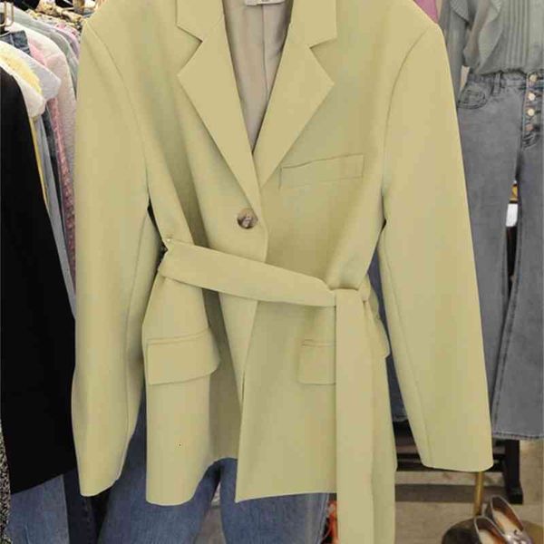 women's suits & blazers spring and autumn korean style loose slimming small coat womens fashion elegant tied chic ugza, White;black
women's suits & blazers spring and autumn korean style loose slimming small coat womens fashion elegant tied chic ugza, White;black