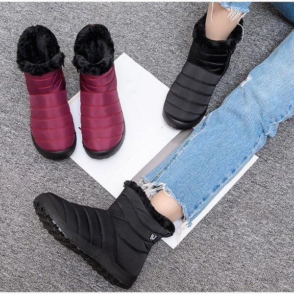 2020 women snow boots shoes ladies flats short plush waterproof soft outdoor shoe new winter warm non slip female ankle boots, Black
2020 women snow boots shoes ladies flats short plush waterproof soft outdoor shoe new winter warm non slip female ankle boots, Black